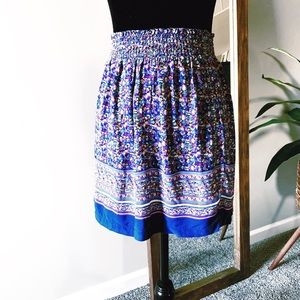 Floral Print Mini Skirt, Forever 21, size medium